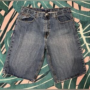 Vintage U.S. Polo Assn. Baggy Denim Jeans Jorts Y2K 90’s Hip Hop Streetwear